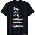 thumbnail image 1 of Autism Awareness Always Unique T-Shirt Black 4X-Large, 1 of 4