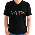 thumbnail image 1 of Autism Awareness Autism Autistic Support Shirt for Men V-neck Short Sleeve Mens Graphic Tee, 1 of 2