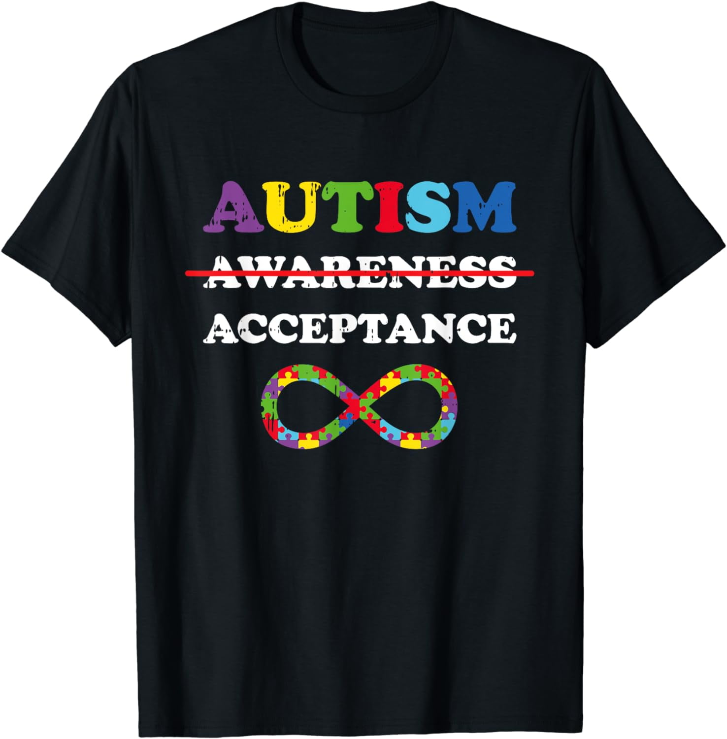 Autism Awareness Autistic Boys Girls Acceptance Puzzle Piece T Shirt Autism Awareness Autistic Boys Girls Acceptance Puzzle Piece T Shirt