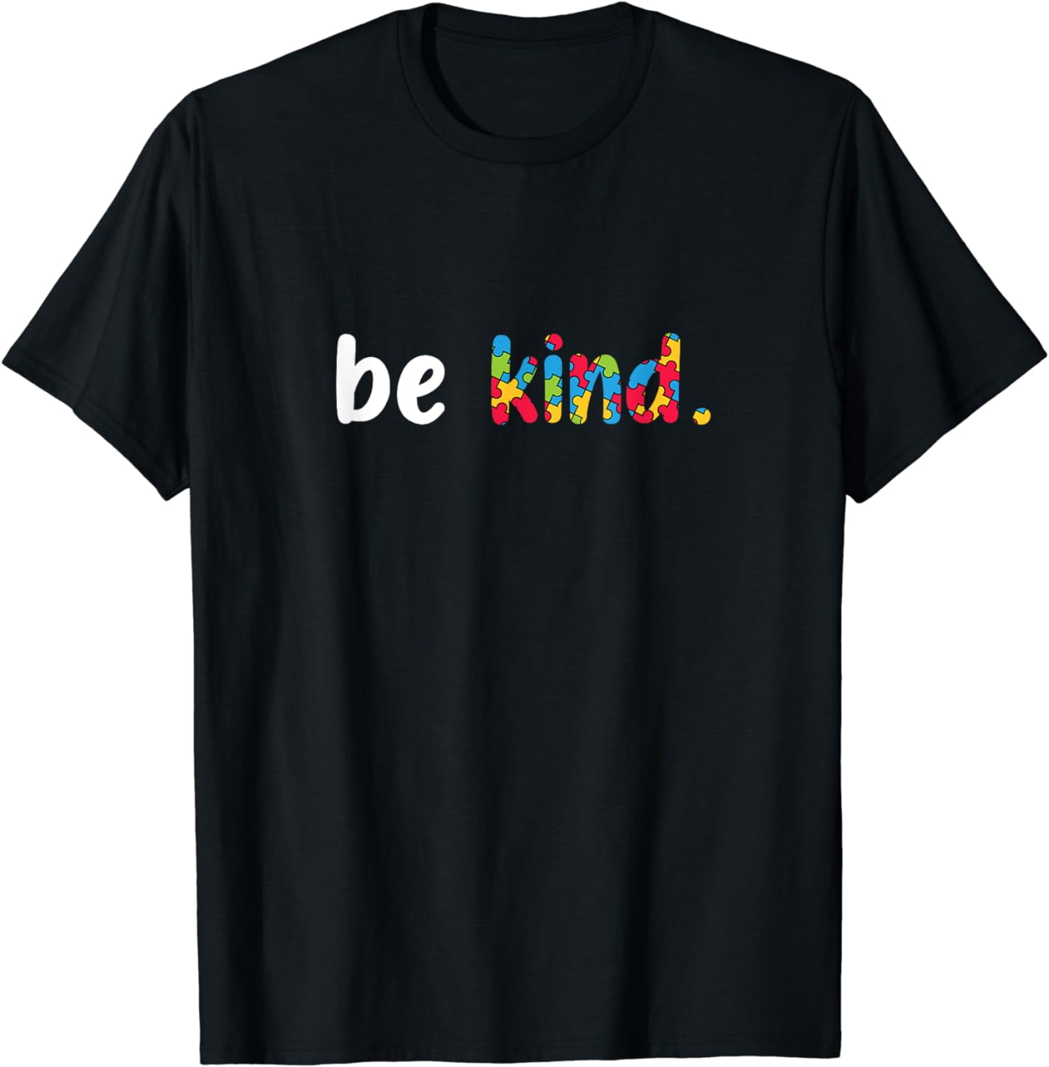 T-shirt Homme Coton Gildan 'Autism In A World Be Kind' - Neuf Sans étiquettes