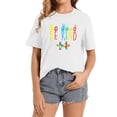 thumbnail image 1 of Autism Awareness Be Kind Sign Language Kindness Gifts T-Shirt, 1 of 5
