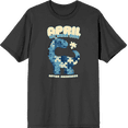 thumbnail image 1 of Autism Awareness Blue Dino Puzzle Icon Adult Charcoal Crew Neck Short Sleeve Tee-XS, 1 of 4