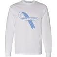 thumbnail image 1 of Autism Awareness Blue Ribbon S M L XL 2XL Men Long Sleeve T-Shirt Graphic Tee, 1 of 2