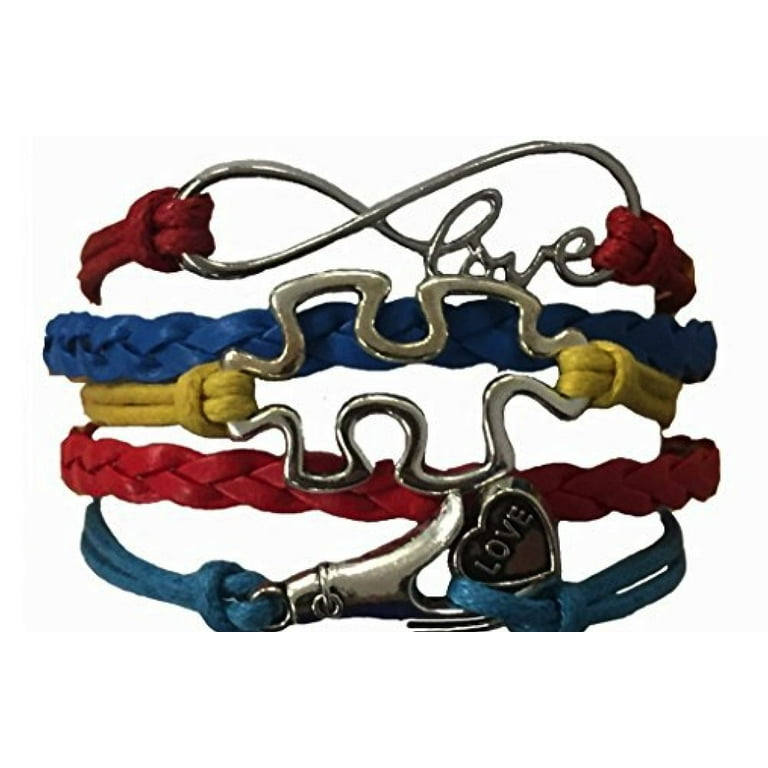 Autism Awareness Bracelet Autism Jewelry, Adjustable Autism - Main Image