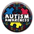 thumbnail image 1 of Autism Awareness Button with Pin Back, 1 of 3
