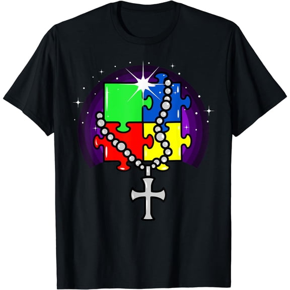 Autism Awareness Catholic Christian Autism T-Shirt