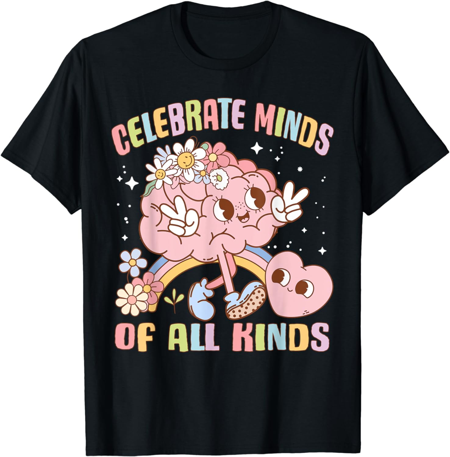 Autism Awareness Celebrate Minds Of All Kinds Neurodiversity T Shirt 1086