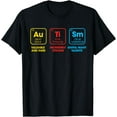 thumbnail image 1 of Autism Awareness Chemistry Elements Periodic Table ASD Funny T-Shirt, 1 of 4