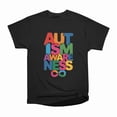 Autism Awareness Colorful Typography Design with Infinity Symbol ...