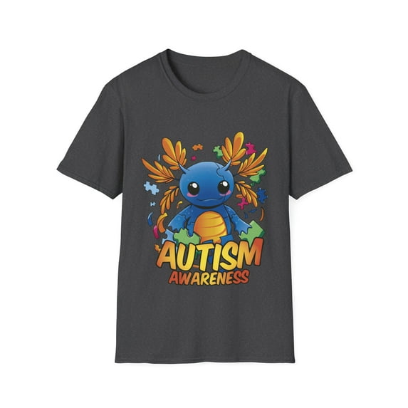 Autism Awareness Dancing Axolotl Family Novelty