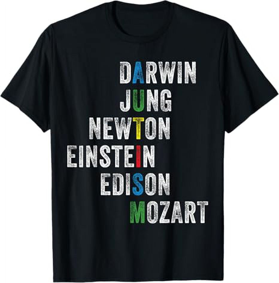 Autism Awareness Darwin Jung Newton Einstei Edison Mozart TShirt