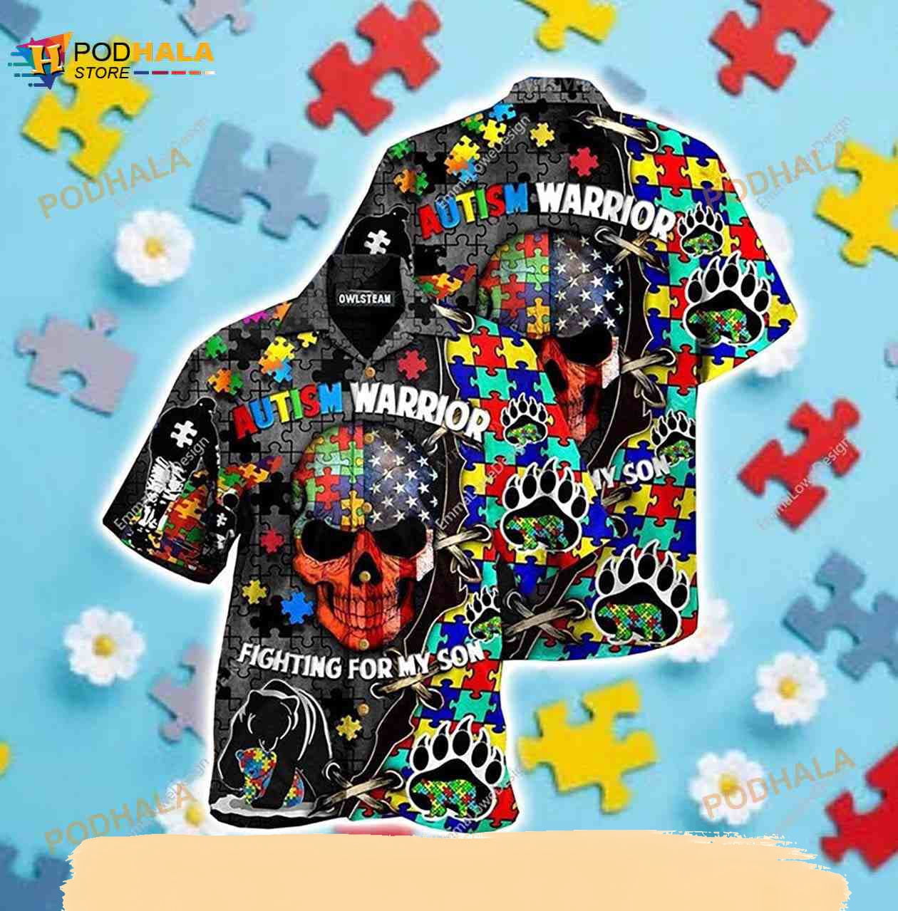 Autism Awareness Funny Hawaiian Shirt, Neurodiversity Shirt