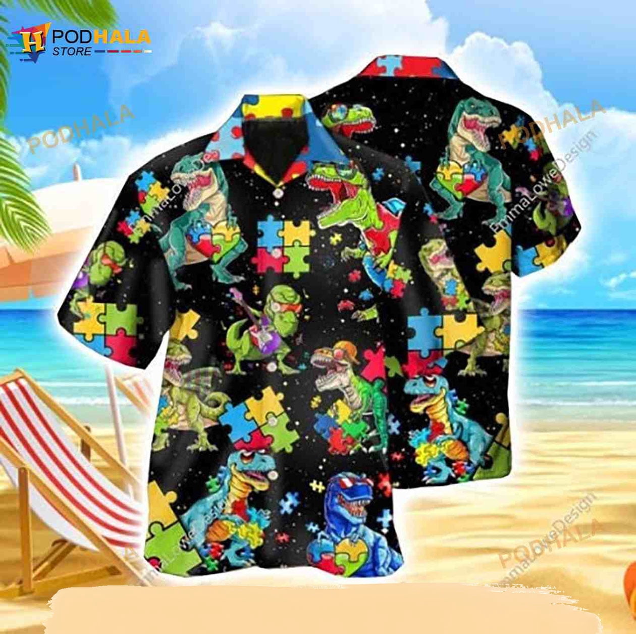 Autism Awareness Funny Hawaiian Shirt