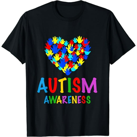 Autism Awareness Heartful Tee T-Shirt