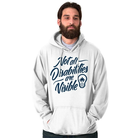 Autism Awareness Hoodies Sweat Shirts Sweatshirts Not All Disabilities Are Viable | 5K Team