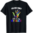 thumbnail image 1 of Autism Awareness- I Am His Voice, Kid Hand, and Adult Hand T-Shirt, 1 of 4