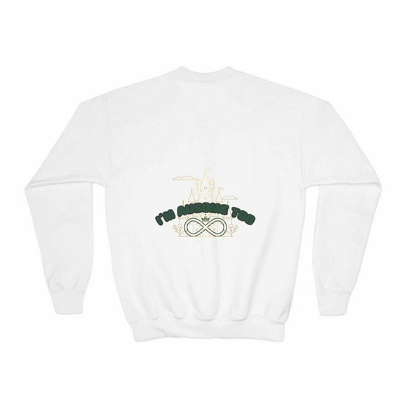 Autism Awareness I'm Ausome Youth Sweatshirt New Back Design