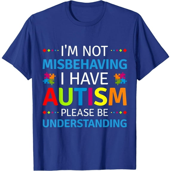 Autism Awareness I'm Not Misbehaving I Have Autism Unisex T-Shirt for Men Women Kids Toddler
