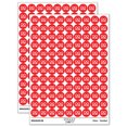 thumbnail image 1 of Autism Awareness Infinity Symbol 200+ Round Stickers - Red - Matte Finish - 0.50" Size, 1 of 3