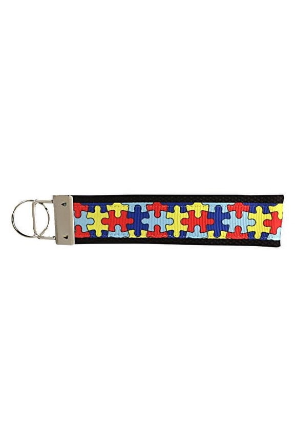 Autism Awareness Keychain - Autism Jewelry, Puzzle Piece Keychain, Autism Speaks- Perfect Autism Gift!!! ?