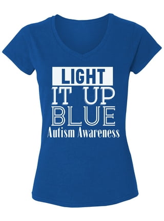 LITGHT It Up Blue Autism Awareness T-Shirt / Autism Awareness T-Shirt