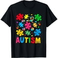 thumbnail image 1 of Autism Awareness Love Connect Puzzle Pieces T-Shirt, 1 of 4