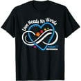 thumbnail image 1 of Autism Awareness Love Needs No Words Infinity Heart Autism T-Shirt, 1 of 4