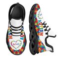 thumbnail image 1 of Autism Awareness Love Pattern Sport Cushion Sneakers Shockproof Lace-up Mesh Shoes Casual Walking Tennis Zapatillas, 1 of 8