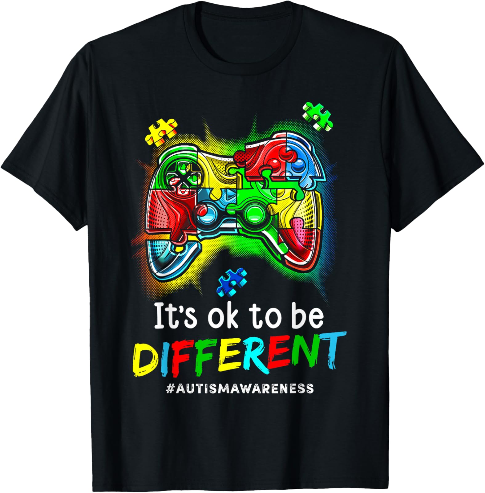 Autism Awareness Men Boys Autism Video Game Month T Shirt Walmart