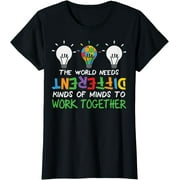 Autism Awareness Month Teacher Paraprofessionals Funny T-Shirt