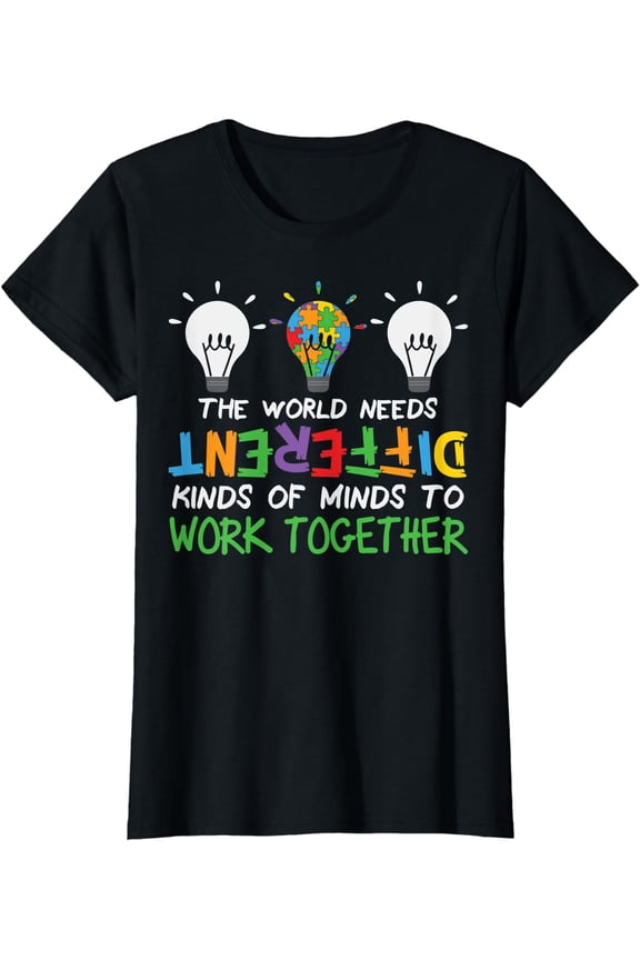 Autism Awareness Month Teacher Paraprofessionals Funny T-Shirt