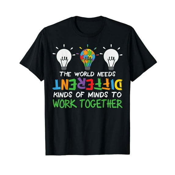 Autism Awareness Month Teacher Paraprofessionals Funny T-Shirt