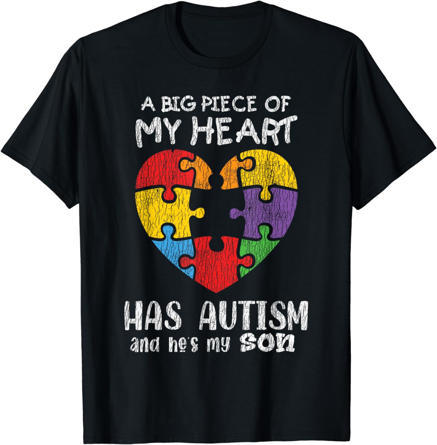 Autism Awareness Mum Dad Parents Autistic Children T-Shirt - Walmart.com