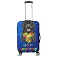 thumbnail image 1 of Autism Awareness Newfoundland Accept Understand Love Travel Luggage Cover Newfie Dog Lover Gifts Suitcase Dust Protective Decor - 12003, 1 of 5