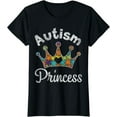 thumbnail image 1 of Autism Awareness Princess Daughter T-Shirt for Autistic Kids and Family, 1 of 5