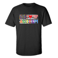 thumbnail image 1 of Autism Awareness Puzzle Flag I Love Someone With Autism Unisex Adult Short Sleeve T-shirt-Black-5xl, 1 of 4