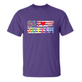 thumbnail image 1 of Autism Awareness Puzzle Flag I Love Someone With Autism Unisex Adult Short Sleeve T-shirt-Purple-5xl, 1 of 4