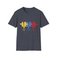 thumbnail image 1 of Autism Awareness Puzzle Periodic Elements Autistic Behavior Men Women Unisex Softstyle T-Shirt, 1 of 4