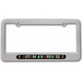 thumbnail image 1 of Autism Awareness, Puzzle Ribbons License Plate Tag Frame, Multiple Colors, 1 of 1