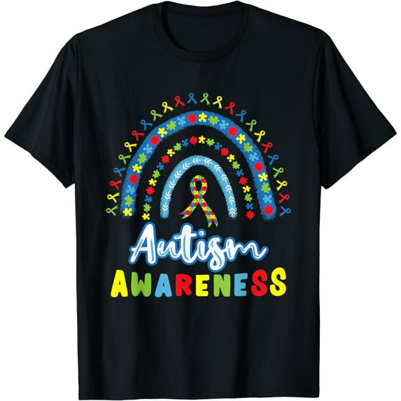 Autism Awareness Rainbow T-Shirt