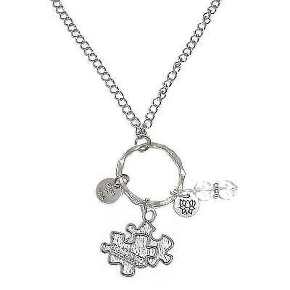 Autism Awareness - Rear View Mirror Charm - Hanging Ornament by Hidden Hollow Beads