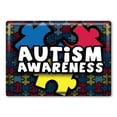 thumbnail image 1 of Autism Awareness Rectangle Button Magnet with Magnetic Badge Back, 1 of 3
