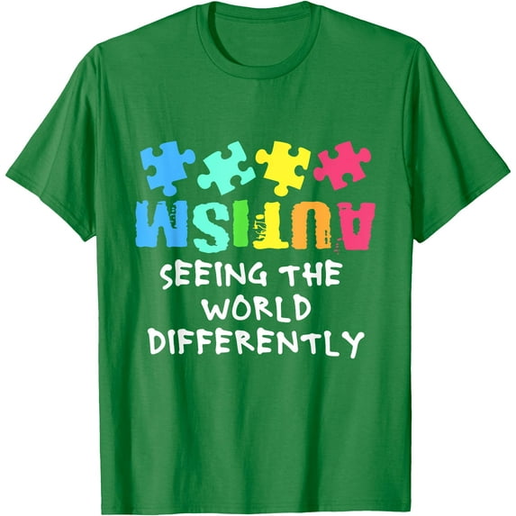 Autism Awareness Respect Love Support Blue Autism Unisex T-Shirt for Men Women Kids Toddler,Irish Green Color,Size 3XL