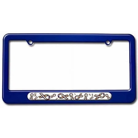 Autism Awareness Ribbons License Plate Tag Frame, Multiple Colors