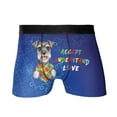 thumbnail image 1 of Autism Awareness Schnauzer Accept Understand Love All Over Print Boxer Briefs Underwear for Men Dad Miniature Schnauzer Dog Lover - 12003, 1 of 6