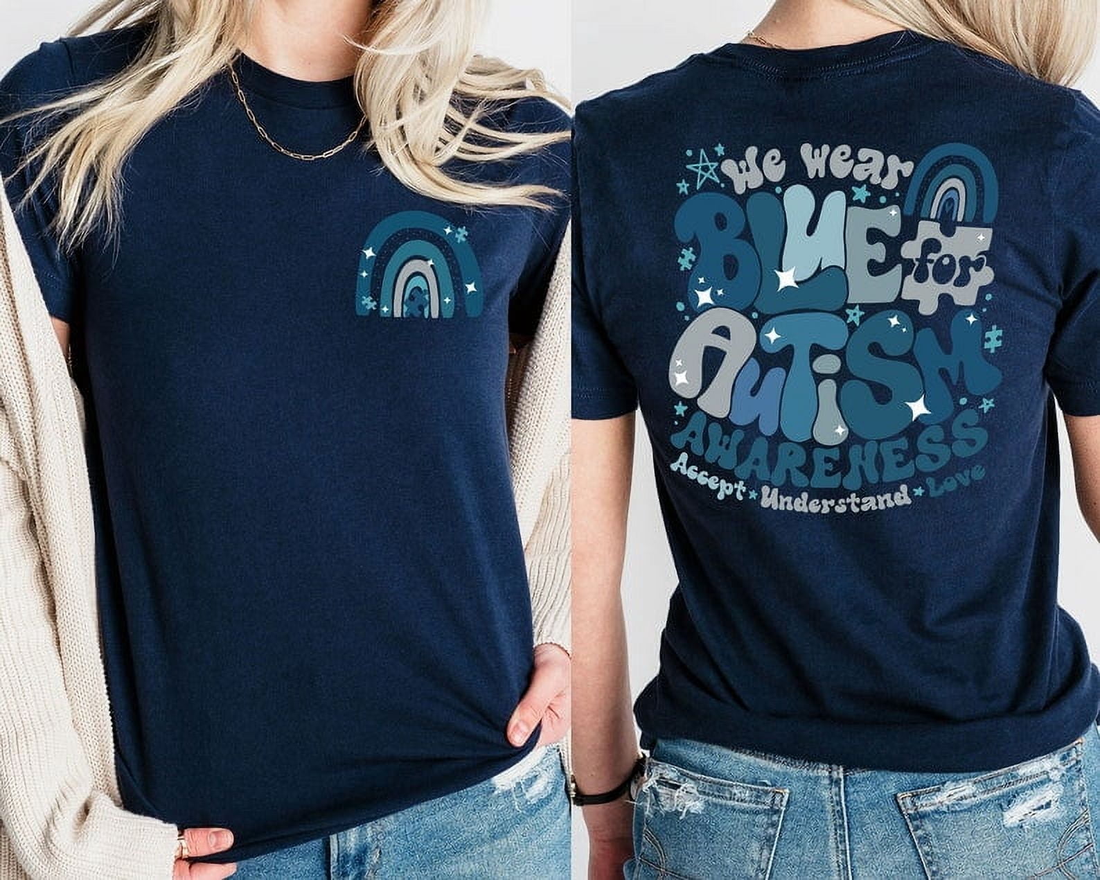 Autism Awareness Shirt, Autism Shirt, We Wear Blue, Occupational Therapy Tee, Special Education Gift, ABA Therapy T-Shirt
