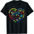 thumbnail image 1 of Autism Awareness Shirt Heart Autistic Support Autism Month T-Shirt, 1 of 4