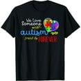 thumbnail image 1 of Autism Awareness Shirt - Love Forever Family Autism T-Shirt Black Large, 1 of 4