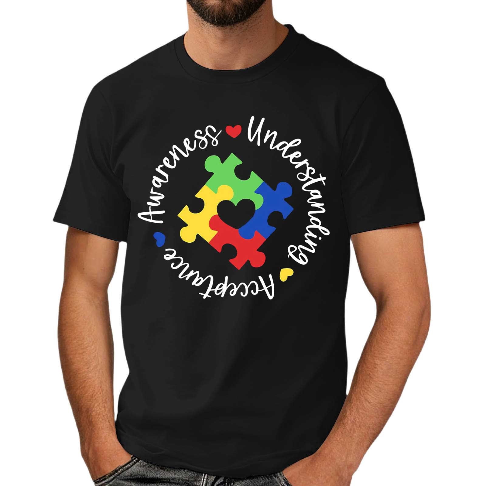 Autism Awareness Shirt Men: Autism Acceptance T Shirt Autism Support ...