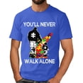 thumbnail image 1 of Autism Awareness Shirt Men: Autism Acceptance T Shirt Autism Support Inspirational Short Sleeve Tee Tops(Blue,L), 1 of 4